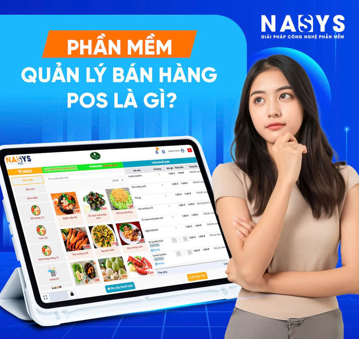 giao diện quản lý bán hàng