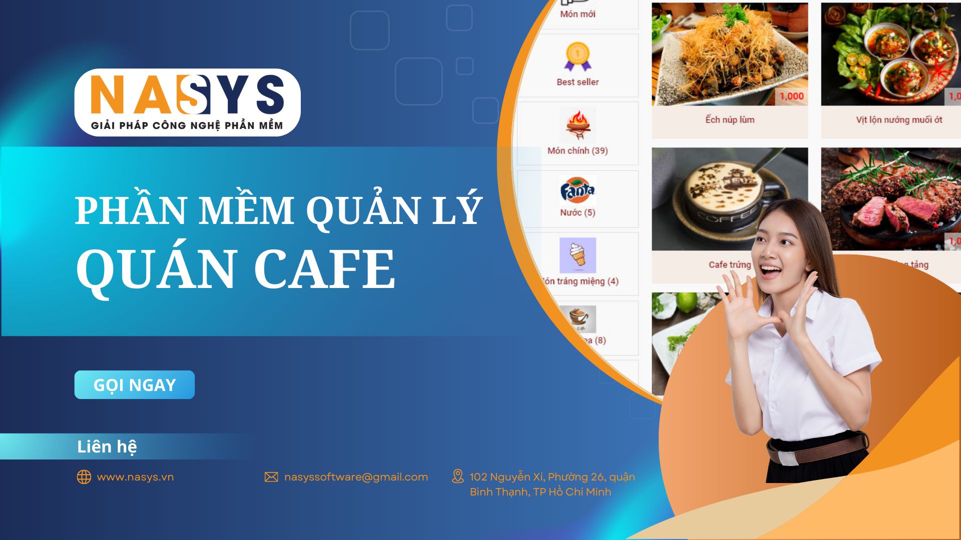 phần mềm quản lý quán cafe